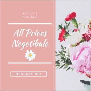 All prices negotiable! Feel free to ask!